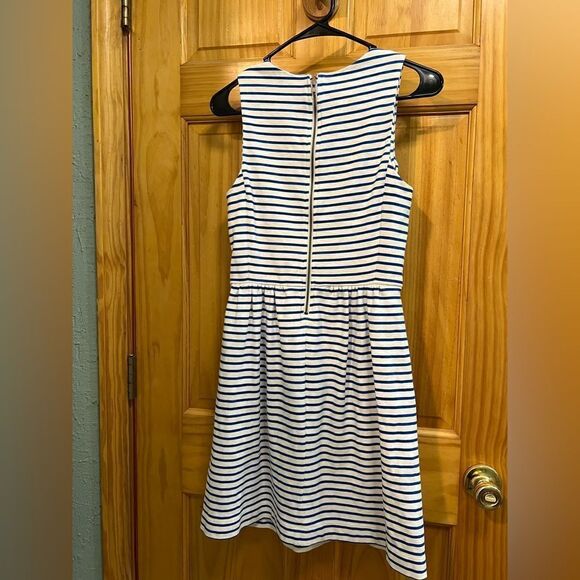 J. Crew blue and white striped dress size XS - Picture 6 of 6